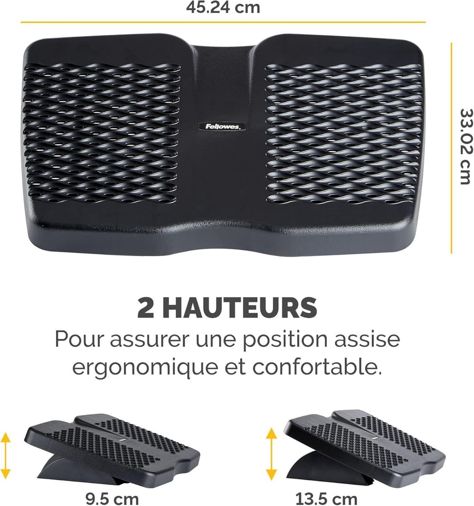 Repose-pieds Massant Refresh Fellowes - Noir (8066001) — image 4