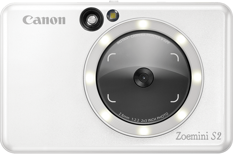 Appareil photo couleur instantané Canon Zoemini S2, Blanc perle (4519C007AA) — image 2