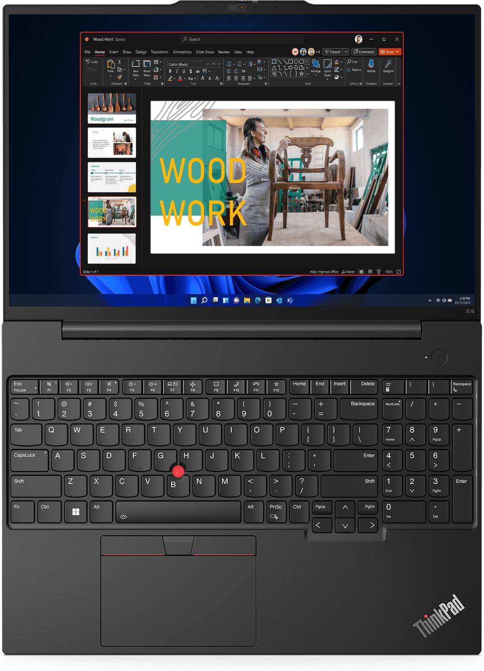 Ordinateur Portable Lenovo ThinkPad E16 Gen 1(21JN0019FE) — image 4