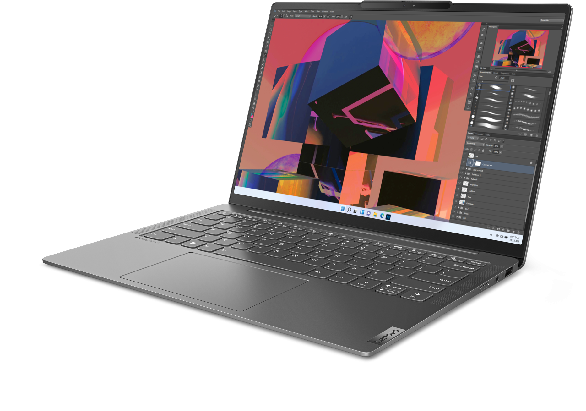 Housse de Protection 2 en 1 pour Ordinateur Portable Lenovo Yoga 7