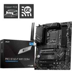Carte Mère Intel MSI PRO B760-P WIFI - DDR4 (911-7D98-037)