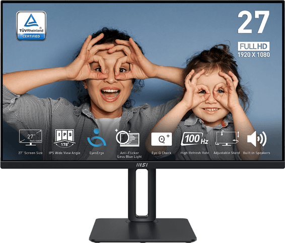 Écran 27" Full HD MSI Pro MP275P (9S6-3PC39M-040)