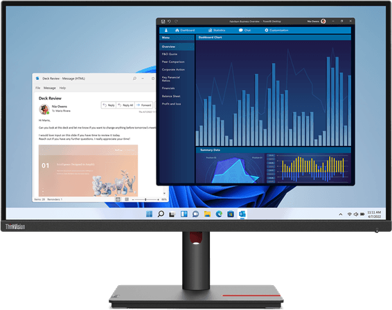 Écran 27" Lenovo ThinkVision T27p-30 UHD Type-C (63A9GAT1EU)