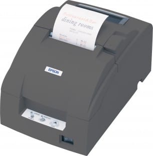 Imprimante ticket à impact Epson TM-U220B Port Série noire avec alimentation — image 3