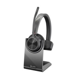 POLY Micro-casque monaural Voyager 4310 UC + adaptateur USB-A BT700 + base de chargement (77Y92AA)