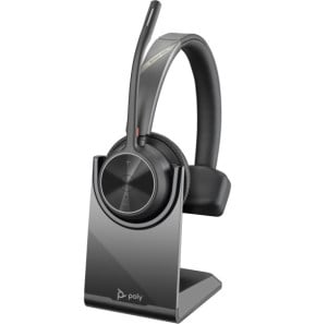 POLY Micro-casque monaural Voyager 4310 UC + adaptateur USB-A BT700 + base de chargement (77Y92AA)