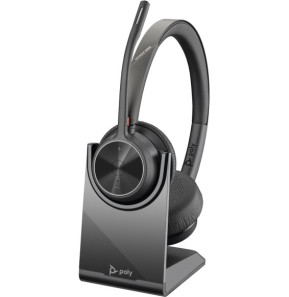 POLY Micro-casque stéréo USB-A Voyager 4320 UC + adaptateur USB-A BT700 + base de chargement (77Y99AA)