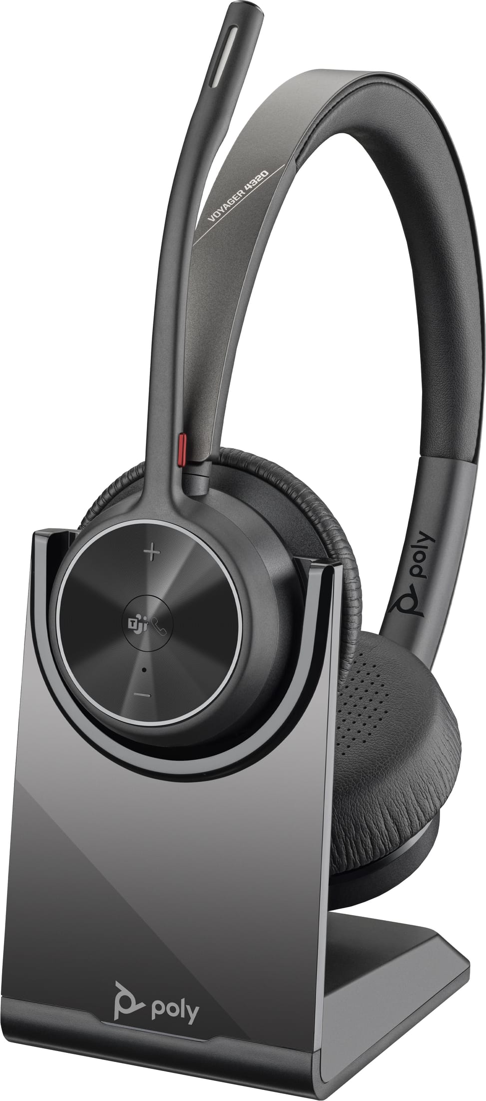 POLY Micro-casque Voyager 4320-M certifié Microsoft Teams + dongle BT700 + base de chargement (77Z32AA) — image 2