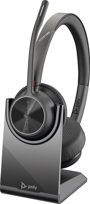 POLY Micro-casque Voyager 4320-M certifié Microsoft Teams + dongle BT700 + base de chargement (77Z32AA) — image 2