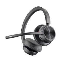 POLY Micro-casque Voyager 4320-M certifié Microsoft Teams + dongle BT700 + base de chargement (77Z32AA)