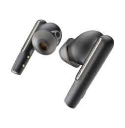 POLY Écouteurs noir charbon Voyager Free 60+ UC + adaptateur USB-C BT700 + étui de charge avec écran tactile (7Y8G4AA)