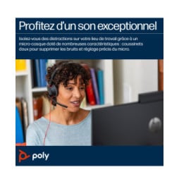 POLY Micro-casque Blackwire C5220 USB-C + câble commandes (lot) (805H3A6)