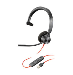 POLY Micro-casque monaural USB-A Blackwire 5210 (lot) Micro-casque monaural USB-A Poly Blackwire 5210 (lot)  (80R98A6)