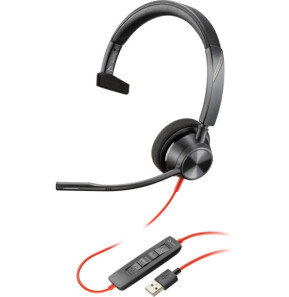 POLY Micro-casque monaural USB-A Blackwire 5210 (lot) Micro-casque monaural USB-A Poly Blackwire 5210 (lot)  (80R98A6)