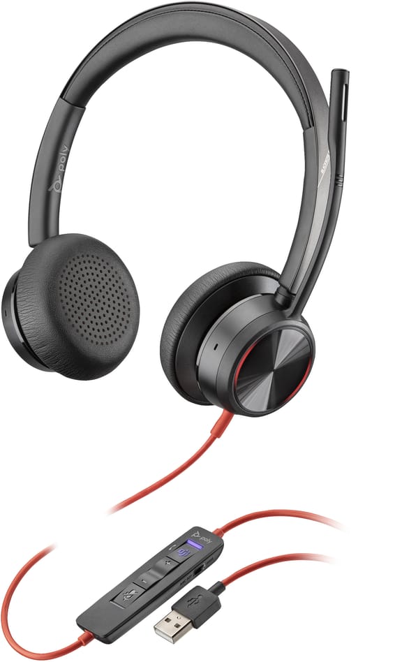 POLY Micro-casque Blackwire 8225 USB-A certifié Microsoft Teams (772K3AA)