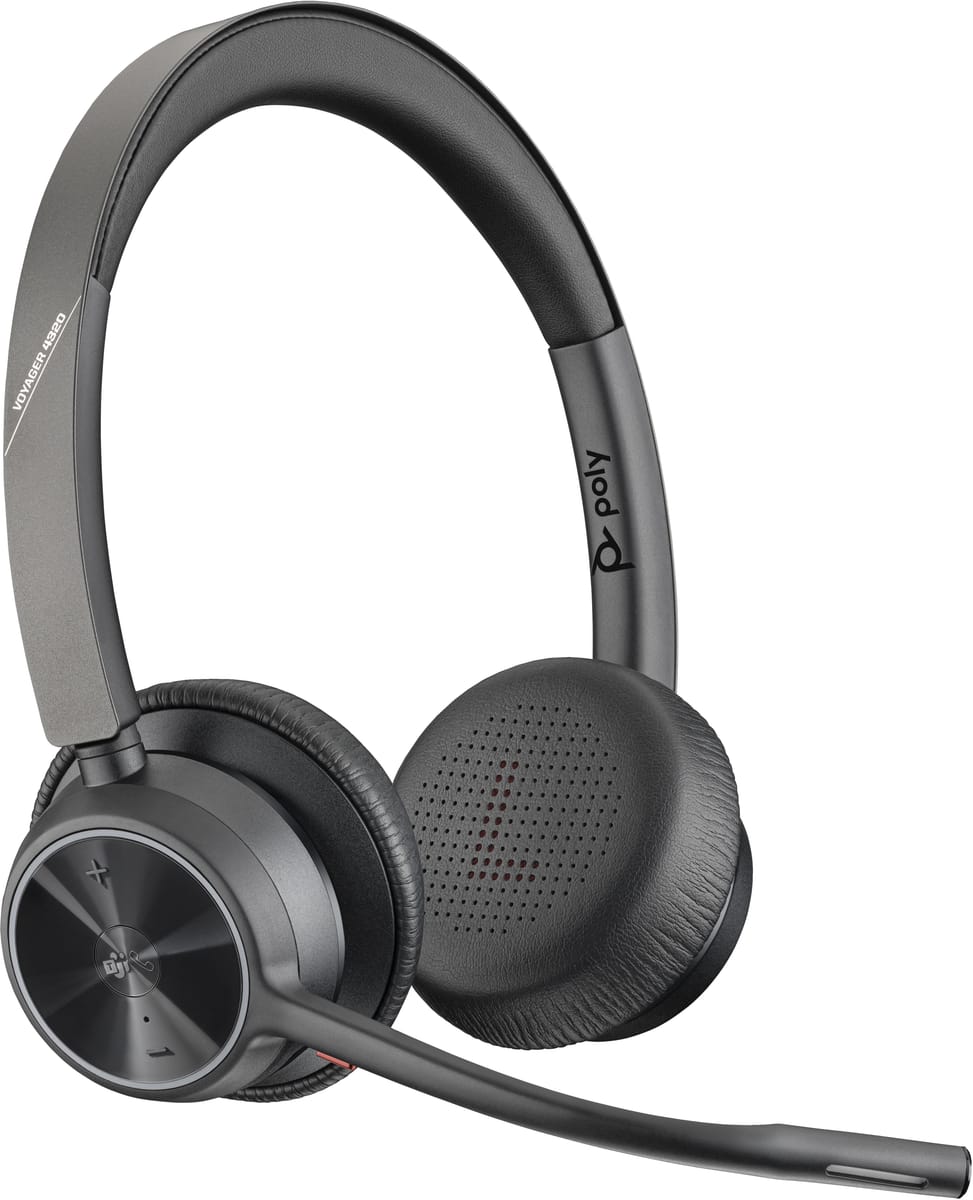 POLY Micro-casque Voyager 4320 certifié Microsoft Teams USB-A +dongle BT700 (77Y98AA) — image 4