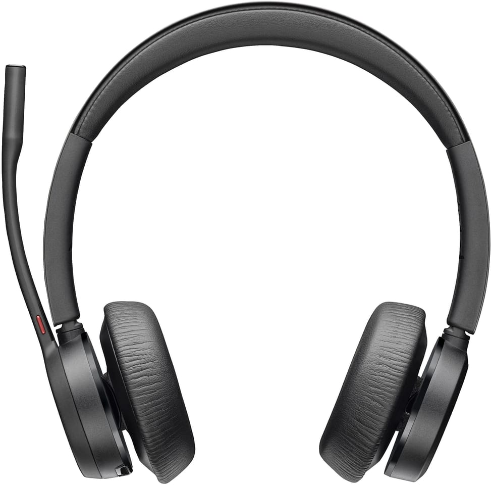 POLY Micro-casque stéréo USB-A Voyager 4320 UC + adaptateur USB-A BT700 + base de chargement (77Y99AA) — image 1