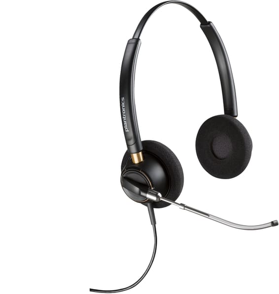 POLY Micro-casque binaural EncorePro 520V VoiceTube + fonction Quick Disconnect (783P9AA)