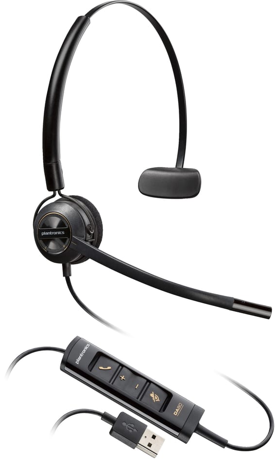 POLY Micro-casque EncorePro 545 USB-A convertible Micro-casque Poly EncorePro 545 USB-A convertible (783R4AA)