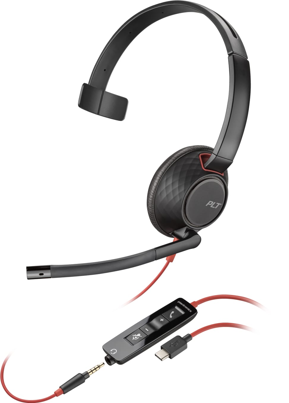POLY Micro-casque Blackwire C5210 USB-C + câble de commande (805H4AA) — image 1