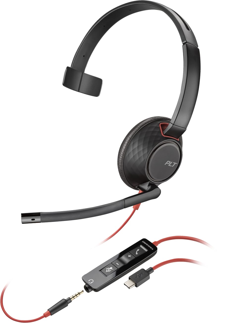 POLY Micro-casque Blackwire C5210 USB-C + câble de commande (805H4AA) — image 2
