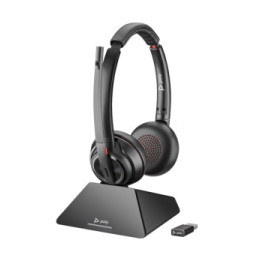 POLY Micro-casque Savi 8220 DECT UC USB-A 1880-1900 MHz certifié Microsoft Teams (8D3F5AA)