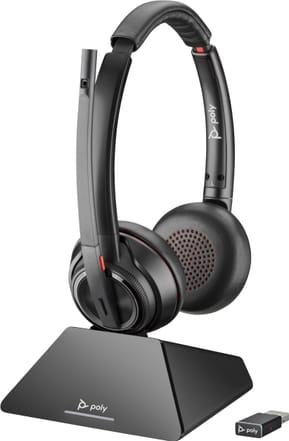 POLY Micro-casque Savi 8220 DECT UC USB-A 1880-1900 MHz certifié Microsoft Teams (8D3F5AA)