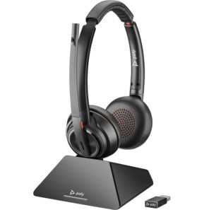 POLY Micro-casque Savi 8220 DECT UC USB-A...