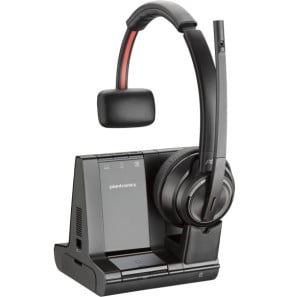 POLY Micro-casque Savi 8210 Office DECT 1 880-1 900 MHz, une seule oreillette (8D3K5AA)
