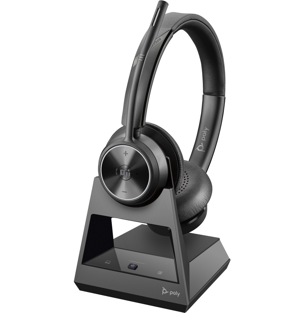 POLY Micro-casque Savi 7320 UC stéréo DECT 1 880-1 900 MHz certifié Microsoft Teams (8L553AA)