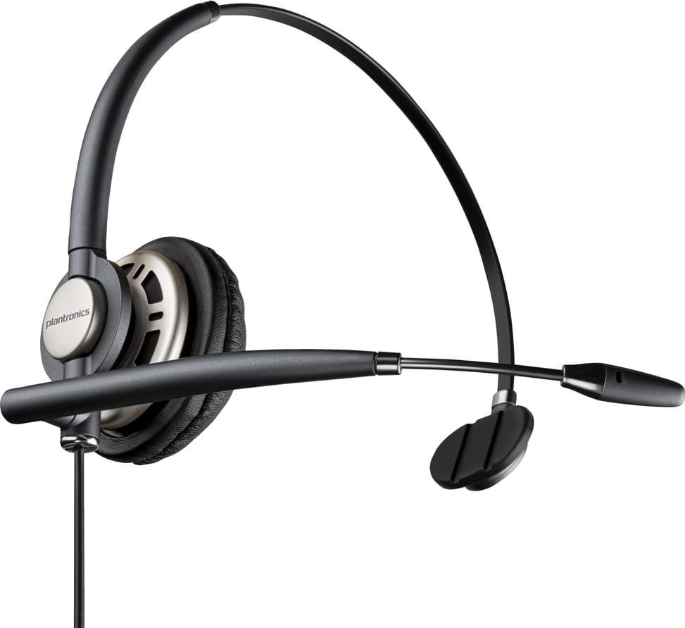 سماعة رأس بميكروفون POLY EncorePro HW710، بسماعة أذن واحدة + حقيبة حمل (8R708AA) — صورة 1