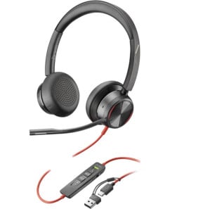 POLY Micro-casque Blackwire 8225 stéréo USB-C +...
