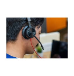 POLY Micro-casque Blackwire 8225 stéréo USB-C + adaptateur USB-C/A (8X223AA)
