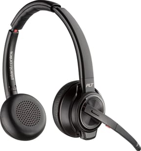 POLY Micro-casque serre-tête Savi 8220 stéréo DECT 1 880-1 900 Mhz + kit de chargement (8Y9C4AA)