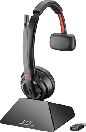 POLY Micro-casque serre-tête Savi 8220 stéréo DECT 1 880-1 900 Mhz + kit de chargement (8Y9C4AA) — image 3