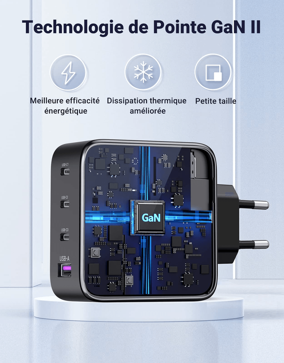 Chargeur Ugreen Nexode rapid 4 ports USB-C 100W (40747) — image 5