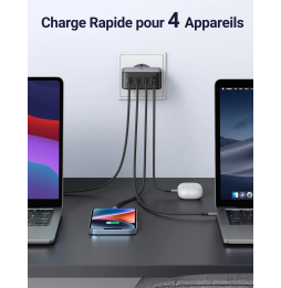 Chargeur Ugreen Nexode rapid 4 ports USB-C 100W (40747)