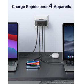 Chargeur Ugreen Nexode rapid 4 ports USB-C 100W (40747)