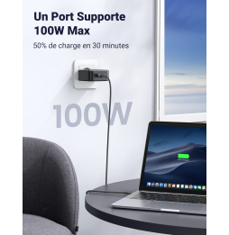 Chargeur Ugreen Nexode rapid 4 ports USB-C 100W (40747)