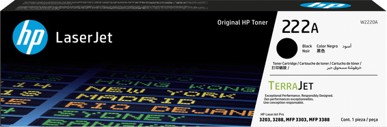 HP 222A Noir (W2220A) - Toner HP LaserJet d'origine