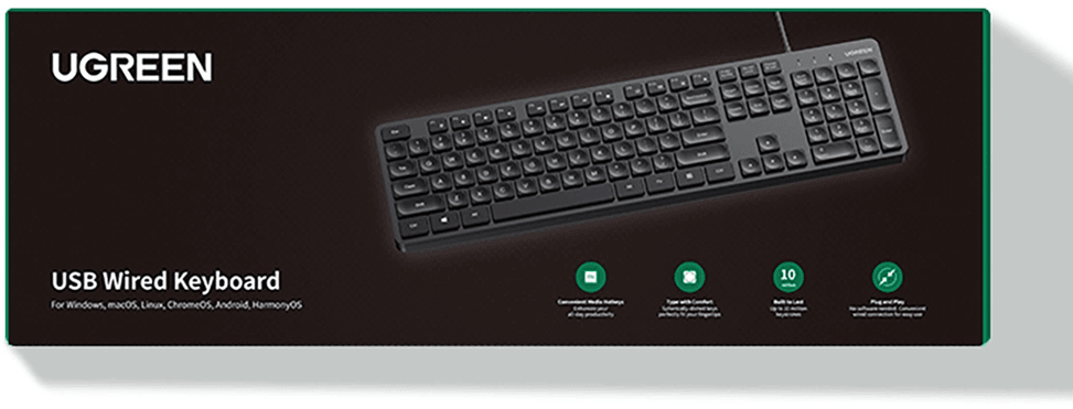 Clavier filaire Ugreen KU004 90875 - Qwerty (90875) — image 8