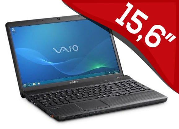 PC portable Sony Vaio VPCEH26EF/B + sacoche VAIO DICOTA — image 1
