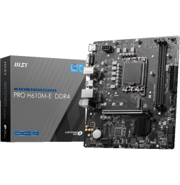 Carte Mère Intel MSI PRO H610M-E DDR4 (911-7D48-038)