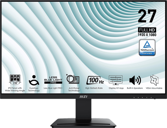 Écran 27" Full HD MSI Pro MP273A (9S6-3PB4CH-207)