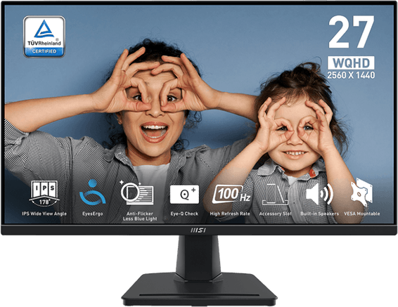 Écran 27" WQHD MSI Pro MP275Q (9S6-3PC3CM-026)