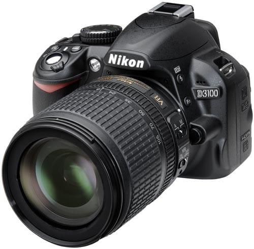 Reflex Nikon D3100 + Objectif AF-S DX 18-105 VR + Sac