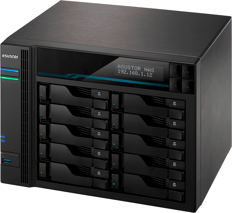 Serveur NAS 10 baies Asustor Lockerstor 10 Pro (AS7110T) — image 3