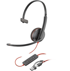 POLY Micro-casque Blackwire 3210 monaural USB-C...