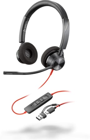 POLY Micro-casque Blackwire 3320 stéréo USB-C + adaptateur USB-C/A (8X219AA) — image 2