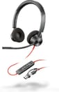 POLY Micro-casque Blackwire 3320 stéréo USB-C certifié Microsoft Teams + adaptateur USB-C/A (8X220AA)